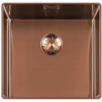 Togo Slim Series spoelbak 40x40cm copper