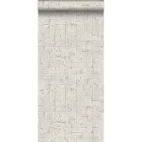 Origin Wallcoverings behang bakstenen donker beige - 53 cm x 10.05 m - 347569