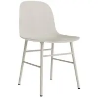 Normann Copenhagen Stoel Form Chair Steel Light Grey