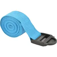 Mambo Max Yoga riem - Blauw | Pilates | 180 x 3,8 cm | Katoen