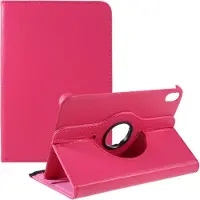 Peachy 360 Rotating bookcase Vegan Leather hoes geschikt voor iPad mini 6 2021 & iPad mini 7 2024 - roze