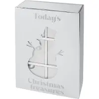 Yehwang adventkalender - Snowman - Sneeuwpop - Zilverkleurig - Stainless steel