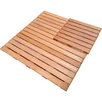 Intergard Vlondertegels 100x100cm hardhout Bangkirai