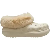 Crocs Furever Crush Clog Bone Damesschoenen Beige Comfort Schoenen