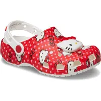 Crocs Hello Kitty Red Classic Klompen