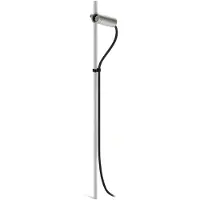 Lombardo CNC 35 2.0 Swing Garden 100 Bollard Met Honingraat Sandblasted Grey | 45° | 2200 K IP67 Lichtbron Inbegrepen