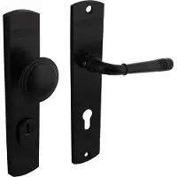Intersteel | Veiligheidsbeslag | Helena | PC72mm | Zwart Geveerd