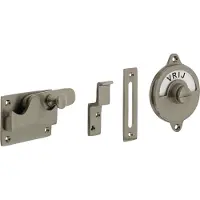 Intersteel WC-overslag vlak vrij / bezet nikkel mat