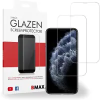 BMAX 2-pack iPhone 11 Glazen Screenprotector