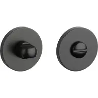 Aprile Comfort WC garnituur rozet 7mm Ø53mm zwart Toilet Rozet