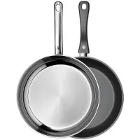 WMF Pannenset Devil, 28 cm 2-delig, 1x gecoat, 1x ongecoat, transtherm-allherdbodem (set, 2-delig)