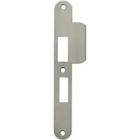 Intersteel sluitplaat voor veiligheidsslot SKG** profielcilindergat 55 mm DIN links RVS