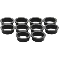 Intersteel set 10 nylon ringen 20mm-18mm - zwart