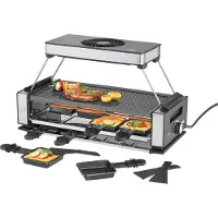 Unold RACLETTE 48785 Rookloos - Raclette grill/grill, Gourmetstel, Zwart