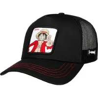 Capslab Pet 'One Piece Trucker' zwart