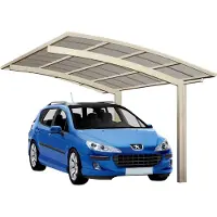 Ximax - 78002 - Aluminium Carport Portoforte Type 80 Standaard Roestvaststaal look