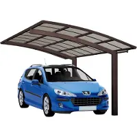 Ximax - 76005 - Aluminium Carport Portoforte Type 60 Standaard Mat bruin
