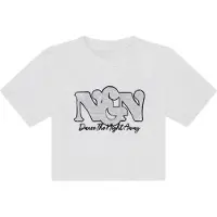 NIK&NIK T-shirt Wit Meisjes Katoen Ronde hals Printopdruk - maat 164
