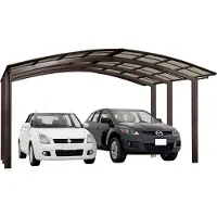 Ximax - 76025 - Aluminium carport Portoforte type 60 M uitvoering mat bruin