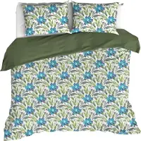 De Witte Lietaer Dekbedovertrek Bellflower Eden Percal-240 x 200 / 220 cm | Lits-Jumeaux