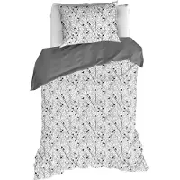 De Witte Lietaer Dekbedovertrek Charlie Black Percal-140 x 200 / 220 cm | 1-Persoons
