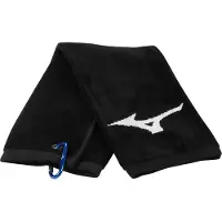 Mizuno RB Trifold Towel - Golfhanddoek - Zwart
