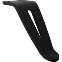 Furniture Legs Europe Stalen meubelpoot zwart design 7 bij 16 cm en hoogte 12 cm