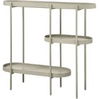 Woood Sidetable Noan - Hout/Metaal - Beige - 80x90x28