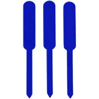 Combicraft steeketiketten of plantenlabels 15x120mm 1000 micron blauw - 100 stuks