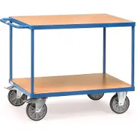 Fetra zware tafelwagen met 2 etages met laadvlak van 1000 x 600 mm
