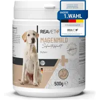 ReaVET - Magen Mild voor honden (500g) - Normaal functioneren van maag- en darmstelsel - Ondersteund spijsvertering en normale ontlasting