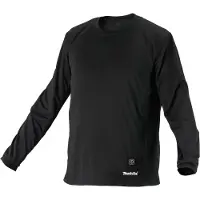 Makita Accu-thermoshirt DCX200C3XL, maat 3XL, lange mouwen, zonder accu, geschikt voor 12/14,4/18V