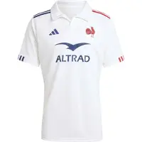 Adidas Functioneel shirt 'France Rugby Away' donkerblauw / vuurrood / wit