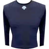 Descente - Base Layer - Dvente long sleeve wind layer - zwart - maat S
