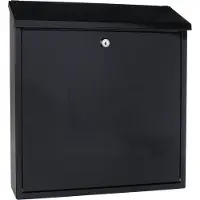 Rottner tresor Rottner Brievenbus Olivia| Zwartgrijs|39x36,5x11,5cm|