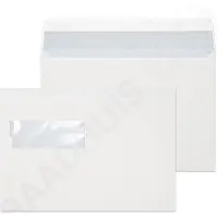Raadhuis dienstenvelop C5 - 162x229mm - venster links - met plakstrip - wit - 100 stuks - envelop - RD-402560-100