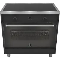 La Germania AMN964IENNE fornuis 4-pits inductie fornuizen - kleur zwart zuinig energieklasse A - 90 cm breed inductiefornuis | .