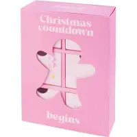 Yehwang adventkalender - Gingerbread cookie - Goudkleurig - Stainless steel