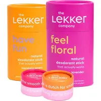 The Lekker Company deodorant en lippenbalsem combideal