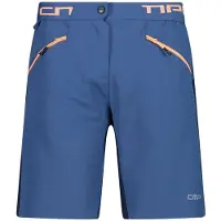 CMP Dames Fietsbroek kort (Maat L, Blauw)