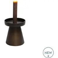 Vase the World Kandelaar Viedma | Small | Brons | Ø12 x H13 cm