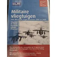 pc CD-ROM Militaire vliegtuigen voor Microsoft Flight Simulator 2004 en 2002