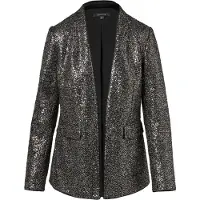 Comma Blazers zilvergrijs