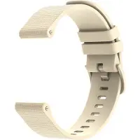 IMoshion Siliconen sportbandje met gesp - Universeel 20 mm aansluiting - Beige