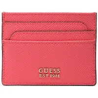 GUESS Laurel SLG Card Holder Dames Pasjeshouder - Magenta Roze - One Size