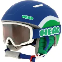 Head Skihelm & Skibril Set HEAD Kids Mojo Set Blue/Green-XS / S