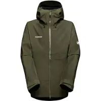 Mammut - Crater IV Hardshell Hooded Jacket - Regenjas S, olijfgroen
