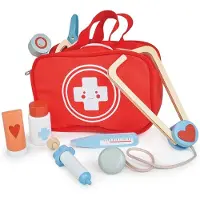 Mentari Rollenspel - Mijn Eerstehulp-Kit - 20X8X22Cm - 8 Delen - 3 Jaar