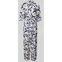Christian Berg Jumpsuit van viscose met all-over motief