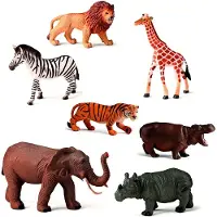 Miniland Animal Figures Jungle 7 Units Veelkleurig Kinderen